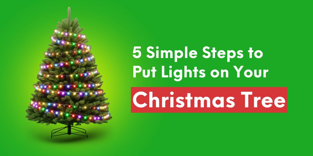 How to Put Lights on a Christmas Tree