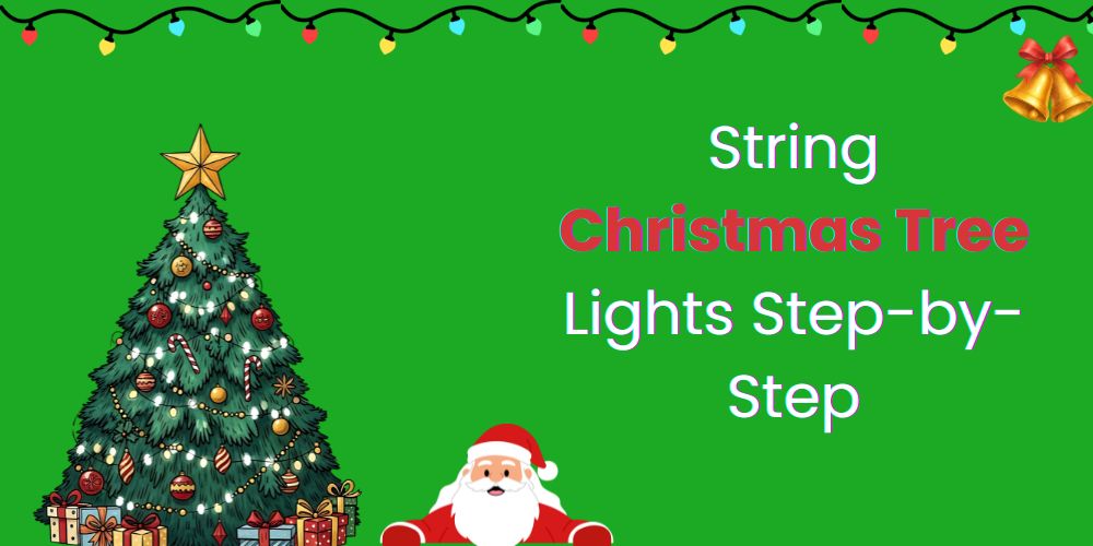 String Lights on a Christmas Tree